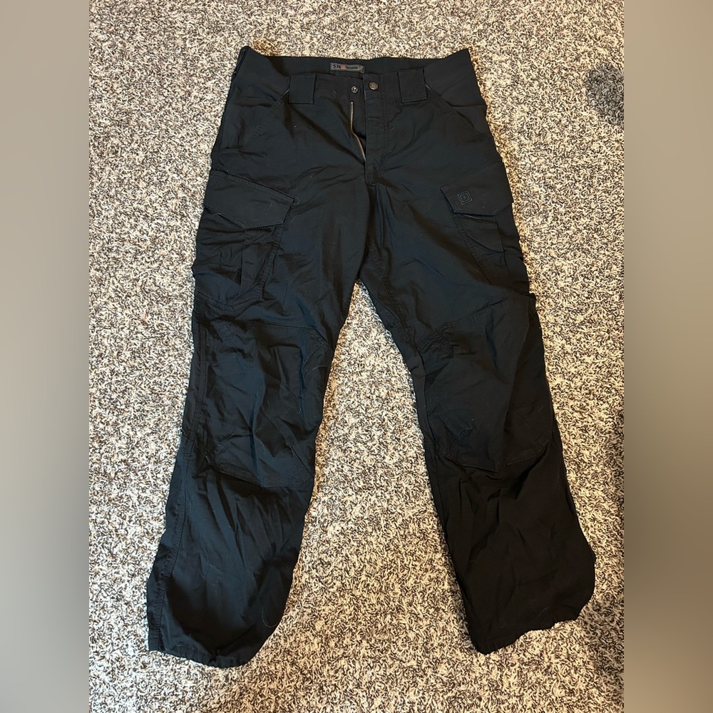 5.11 Tactical Men's Black Cargo Pants